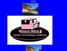 Tablet Screenshot of maison-metal.com